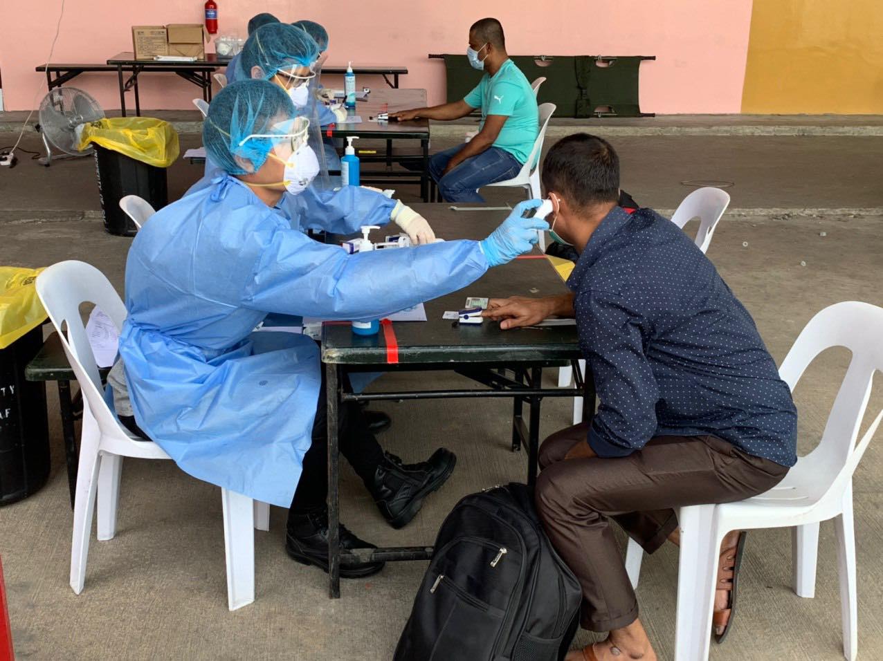 SAF Navy continue to deploy medical personnel at S11 Dormitory ...